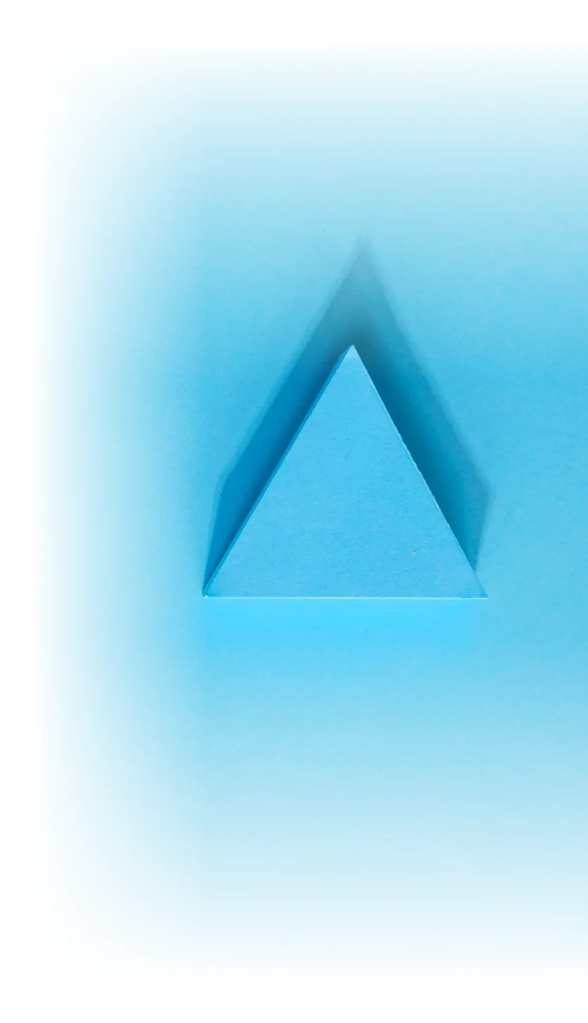 blue triangle